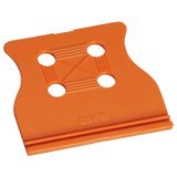Strain relief plate orange