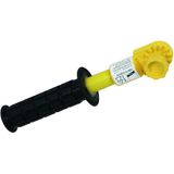 Plastic handle with gear coupling