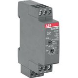 CT-ERC.22 Time relay, ON-delay 2c/o, 24-48VDC/24-240VAC