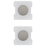 2 buttons Tondo HA lightable nickel