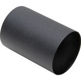 Abdeckung/ Stülpe für E27-Isolierstofffassung, 63x42mm, Farbe: schwarz matt