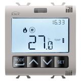 THERMOSTAT WITH HUMIDITY MANAGEMENT - KNX - 2 MODULES - NATURAL BEIGE - CHORUS