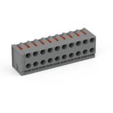252-310 2-conductor female connector; push-button; PUSH WIRE®