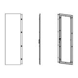 Sheet steel door left for 2 door enclosures H=2000 W=500 mm