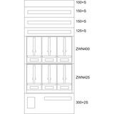 BP-F-EN-800/17-6Z Eaton xEnergy Basic meter cabinet equipped