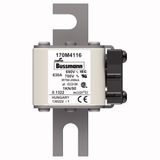 Fuse-link, high speed, 630 A, AC 690 V, DIN 1, 53 x 69 x 108 mm, aR, DIN, IEC, single indicator