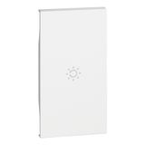 L.NOW-SWITCH COVER LIGHT 2 MOD WHITE