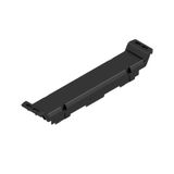 Cover, IP20 in installed state, Plastic, black, Width: 17.5 mm