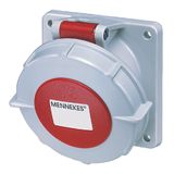 Receptacle angled, 16A4p 6h400V, IP67