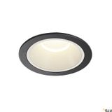 NUMINOS® DL XL, Indoor LED recessed ceiling light black/white 4000K 55°