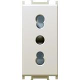 SOCKET ITALIAN P17/11+KS 2P+E 16A 250V~ 1M IW 6217836