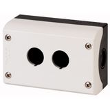 Surface mounting enclosure, 2 mounting locations