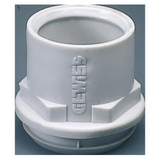 FLEXIBLE POLYMER CONDUIT/BOX COUPLING - MOUNTING HOLE Ø 23MM - FOR CONDUIT Ø 16MM - GREY RAL 7035 - IP44