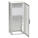 Set of 4 vertical uprights for Spacial SF enclosure. Height: 2000 mm. RAL 7035.