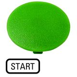 Button plate, mushroom green, START