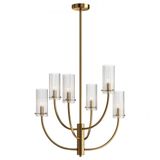 Neoclassic Arco Pendant Lamp Brass