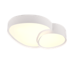 Rise LED ceiling lamp 40 cm matt white