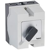Cam switch - changeover switch w/o off - PR 26 - 4P - 32 A - box 96x120 mm