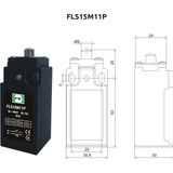 Limit switch  FLS 15M11Р IP-65 NO+NC