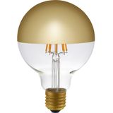 LED E27 Fila Globe Top Mirror G95x135 230V 470Lm 6.5W 925 AC Gold Dim
