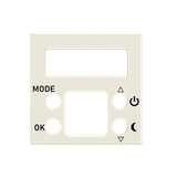 N2240.5 BL Cover plate for digital thermostat- 2M - White