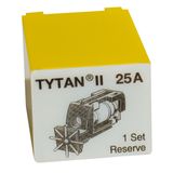 Fuse Plug for TYTAN, 3 x 25A, D02, complete