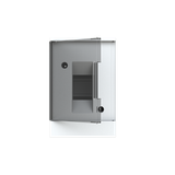 BEW402102 basic E Surface Mounted Transparent Grey Door 2 Module ; BEW402102