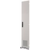 Cable connection area door, ventilated, for HxW = 2000 x 350 mm, IP31, grey