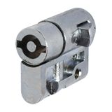 Half cylinder lock with double-bit insert 5 mm, L=40 mm