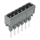 Male connector for rail-mount terminal blocks 1.2 x 1.2 mm pins straig
