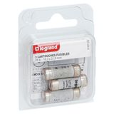 Fuse cartridges for fuse holders - with indicator - 10.3x31.5mm - 20A