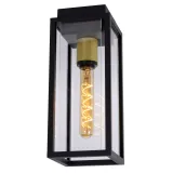 Lucide LAURENS - Flush ceiling light Outdoor - 1xE27 - IP54 - Black