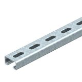 MS4121P2000FS Profile rail perforated, slot 22mm 2000x41x21