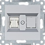 Prise RJ45 - argent