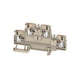 Multi-tier modular terminal, PUSH IN, 2.5 mm², 800 V, 24 A, Number of 