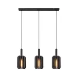 Lucide RAFAL - Hanging lamp - 3xE27 - Gray