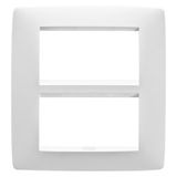 ONE PLATE - IN PAINTED TECHNOPOLYMER - 8 MODULE - SATIN WHITE - CHORUSMART