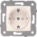 Karre-Meridian Beige (Quick Connection) Child Protected Earthed Socket