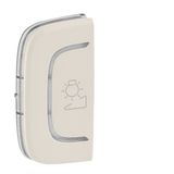 Cover plate Valena Allure - regulation symbol - left-hand side mounting - ivory