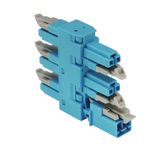 5-way distribution connector 2-pole Cod. I blue