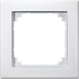 M-SMART frame, 1-gang, polar white