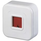 ND/W Emergency Call Button, white, Surface Mounted