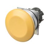 Pushbutton A22NZ Ã˜22, bezel brushed metal, MUSHROOM, Alternate, CAP CO A2270327D