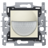 Motion detector, 230 V, 8 m, 180°, wall detector, for flush-mounting box, cream