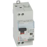 Monoblock differential circuit breaker DX³6000 10kA high inlet and low outlet U+N screw 230V~ - 6A - typeF 30mA