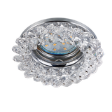 Dolomite recessed spotlight GU10 round chrome