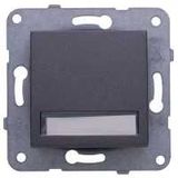 Karre Plus-Arkedia Black Illuminated Labeled Buzzer Switch
