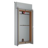 Fire protection cabinet, univers, 2048 x 1148 x 349 mm, 90 minutes