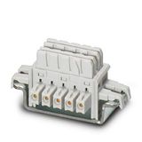 DIN rail bus connectors