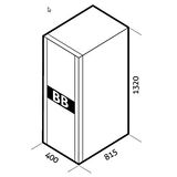 Battery box 480V / 3 x 40 x 9 Ah (incl. batteries)